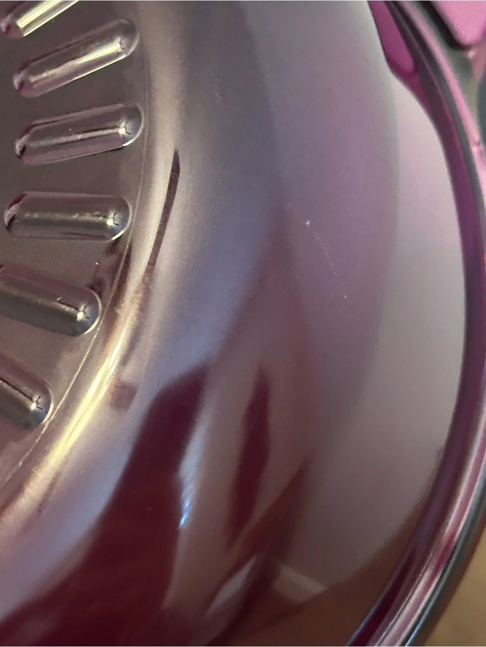 TUPPERWARE PURPLE STACK COOKER 1 3/4 QUART BOWL #2210 AND STORAGE LID